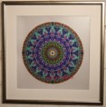 Bytí ve středu - 129a - mandala - mandalový obraz